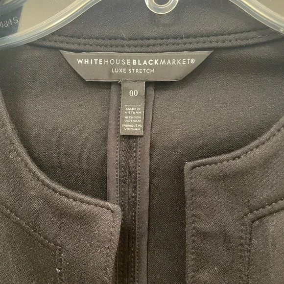 White House Black Market Luxe Stretch Military Jacket - Picture 6 of 12